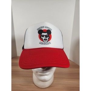 Howdy‎ Mouse Records Truck Hat White Red Black Strap Back Otto Unique Unusual